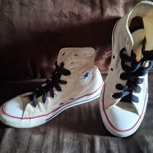 Converse Chuck Taylor All Star High Top Sneakers - Beige/Tan